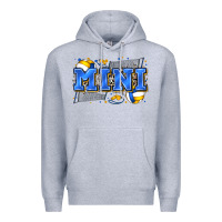 Heather Grey mini volleyball Premium Hoodie - Zillion Design Studio