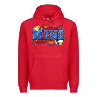 Red mini volleyball Premium Hoodie - Zillion Design Studio