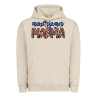 Pigment French Oak American mama Urban Hoodie - Zillion Design Studio