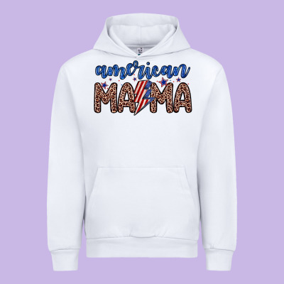American Mama Urban Hoodie Designed By Zillion Design Studio