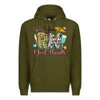 Army Green you rn good hands Premium Hoodie - texasbilliewilder