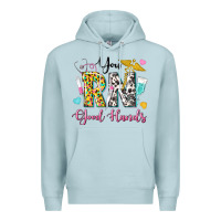Blue Mist you rn good hands Premium Hoodie - texasbilliewilder