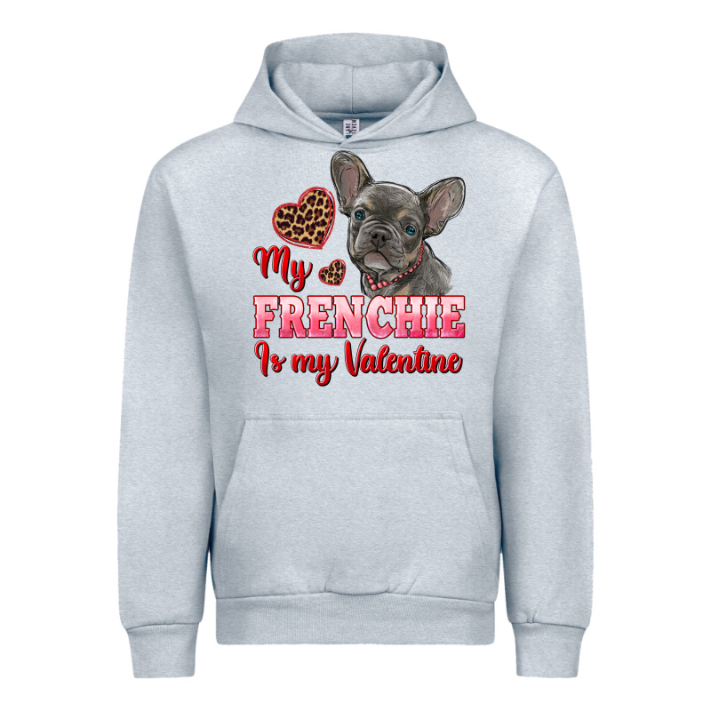My Frenchie Is My Valentine Urban Hoodie by RanaPortraitStore | Teevron