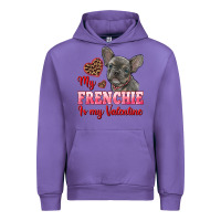 Tulip my frenchie is my valentine Urban Hoodie - RanaPortraitStore