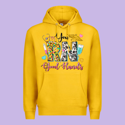 You Rn Good Hands Premium Hoodie Designed By Texasbilliewilder