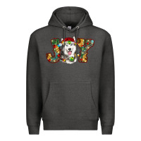 Husky Christmas Joy Premium Hoodie | Teevron