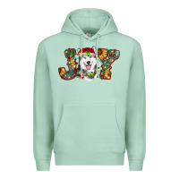 Seafoam husky christmas joy Premium Hoodie - RanaPortraitStore