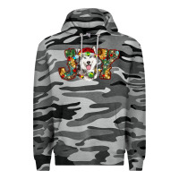 Slate Camo husky christmas joy Premium Hoodie - RanaPortraitStore