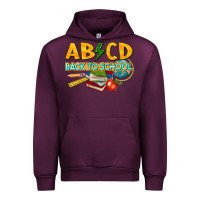 Mauve Wine abcd back to school Urban Hoodie - texasbilliewilder