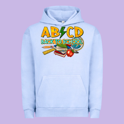 Abcd Back To School Urban Hoodie Designed By Texasbilliewilder