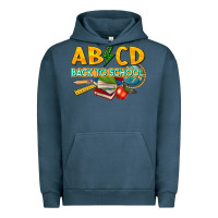 Pigment Midnight Navy abcd back to school Urban Hoodie - texasbilliewilder