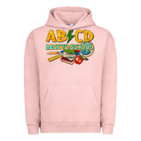 Pigment Salmon abcd back to school Urban Hoodie - texasbilliewilder