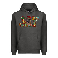 German Shepherd Christmas Joy Premium Hoodie | Teevron