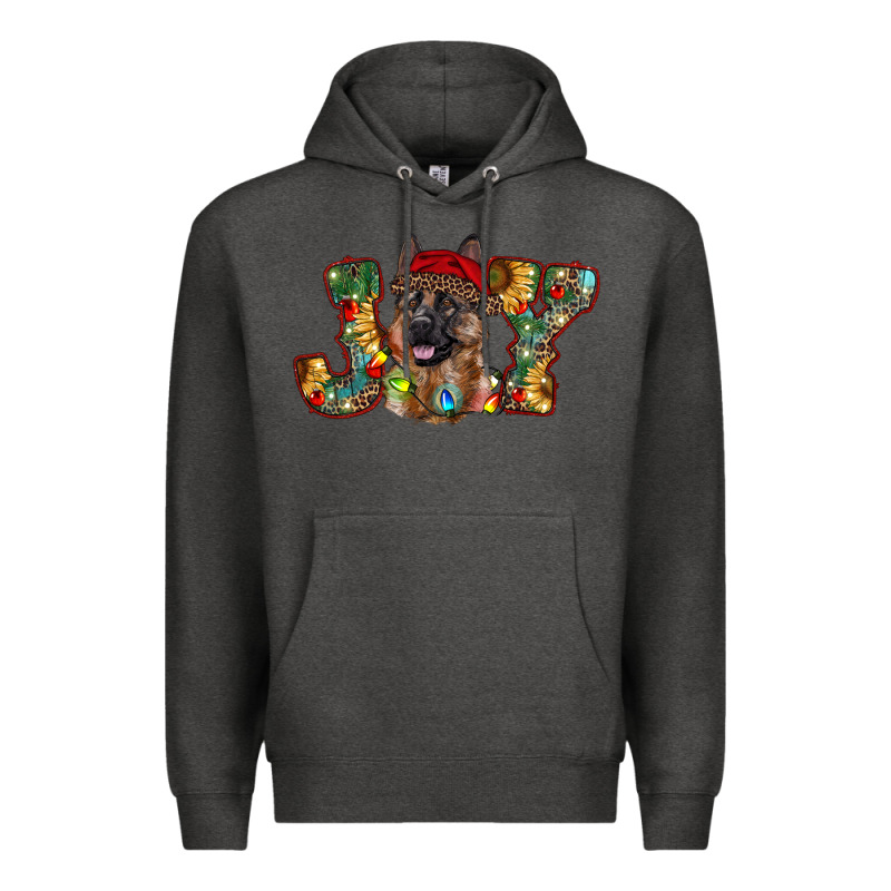 German Shepherd Christmas Joy Premium Hoodie by RanaPortraitStore | Teevron