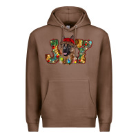 Chestnut german shepherd christmas joy Premium Hoodie - RanaPortraitStore