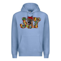 Colony Blue german shepherd christmas joy Premium Hoodie - RanaPortraitStore