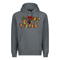 Rock german shepherd christmas joy Premium Hoodie - RanaPortraitStore