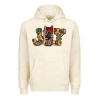 Sandshell german shepherd christmas joy Premium Hoodie - RanaPortraitStore