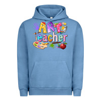 Pigment Pebble Blue art teacher Urban Hoodie - texasbilliewilder