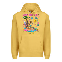 Antique Gold aint no cure for the summer time blues Premium Hoodie - texasbilliewilder