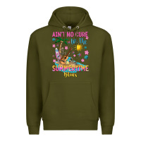Army Green aint no cure for the summer time blues Premium Hoodie - texasbilliewilder