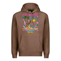 Chestnut aint no cure for the summer time blues Premium Hoodie - texasbilliewilder