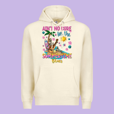 Aint No Cure For The Summer Time Blues Premium Hoodie Designed By Texasbilliewilder