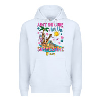 White aint no cure for the summer time blues Premium Hoodie - texasbilliewilder