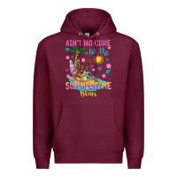 Burgundy aint no cure for the summer time blues Premium Hoodie - texasbilliewilder
