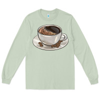 Matcha coffee  americano Long Sleeve Tee - BarkalooDesign