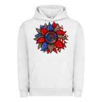 Pigment Lunar Rock American flag leopard sunflower Urban Hoodie - Zillion Design Studio