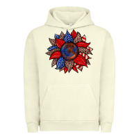 Pigment Pistachio American flag leopard sunflower Urban Hoodie - Zillion Design Studio