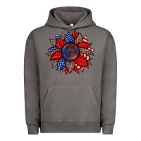 Pigment Tornado American flag leopard sunflower Urban Hoodie - Zillion Design Studio