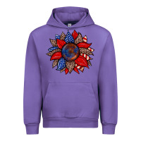 Tulip American flag leopard sunflower Urban Hoodie - Zillion Design Studio