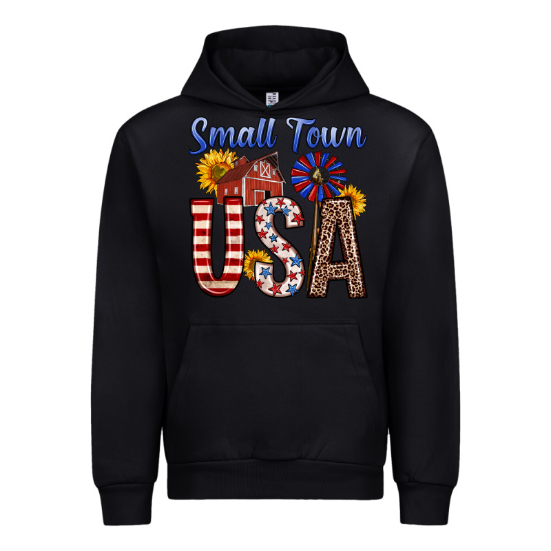 Small Town Usa Urban Hoodie by Zillion Design Studio | Teevron