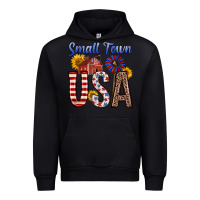 Black small town usa Urban Hoodie - Zillion Design Studio
