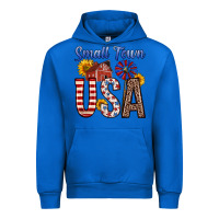 Cobalt small town usa Urban Hoodie - Zillion Design Studio