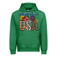 Emerald small town usa Urban Hoodie - Zillion Design Studio