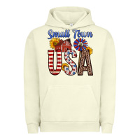 Pigment Pistachio small town usa Urban Hoodie - Zillion Design Studio