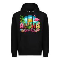 Black aloha beaches Premium Hoodie - texasbilliewilder