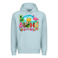 Blue Mist aloha beaches Premium Hoodie - texasbilliewilder