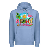 Colony Blue aloha beaches Premium Hoodie - texasbilliewilder