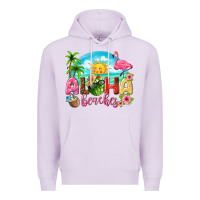 Lilac aloha beaches Premium Hoodie - texasbilliewilder