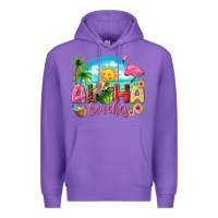 Purple aloha beaches Premium Hoodie - texasbilliewilder