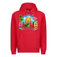 Red aloha beaches Premium Hoodie - texasbilliewilder