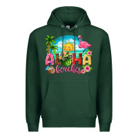 Sports Green aloha beaches Premium Hoodie - texasbilliewilder
