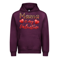 Mauve Wine mama is my valentine Urban Hoodie - RanaPortraitStore