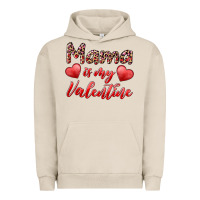 Pigment French Oak mama is my valentine Urban Hoodie - RanaPortraitStore