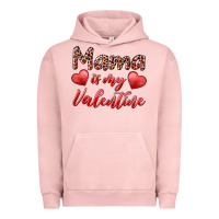 Pigment Salmon mama is my valentine Urban Hoodie - RanaPortraitStore
