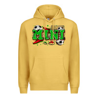 Antique Gold mini soccer Premium Hoodie - Zillion Design Studio